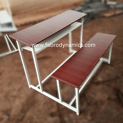 Three seater dual desks