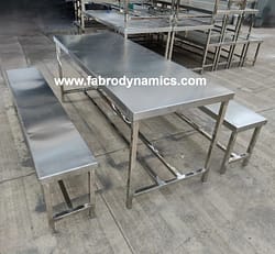 hostel canteen dining table
